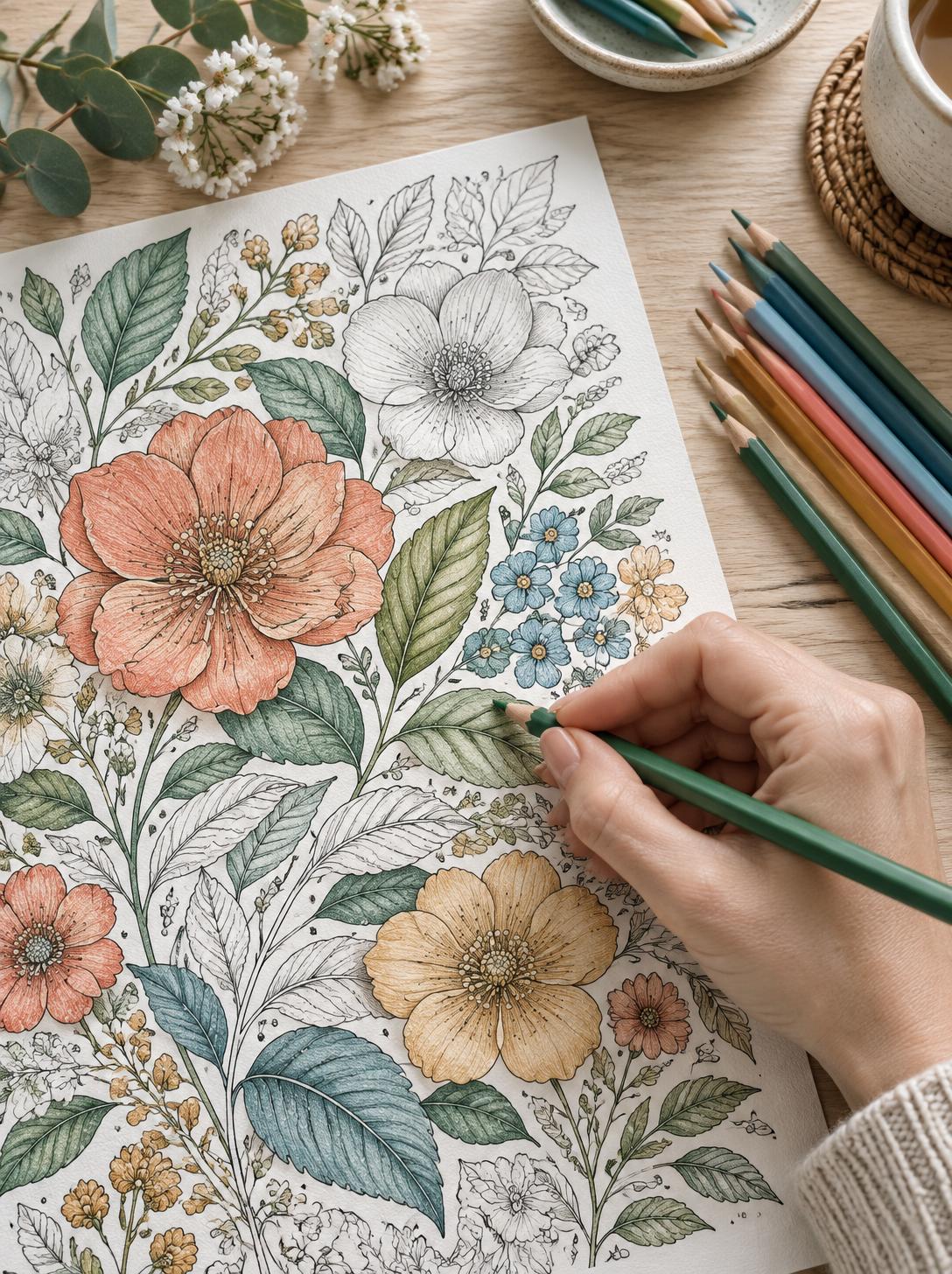 Mindful Colouring at Jubilee Library